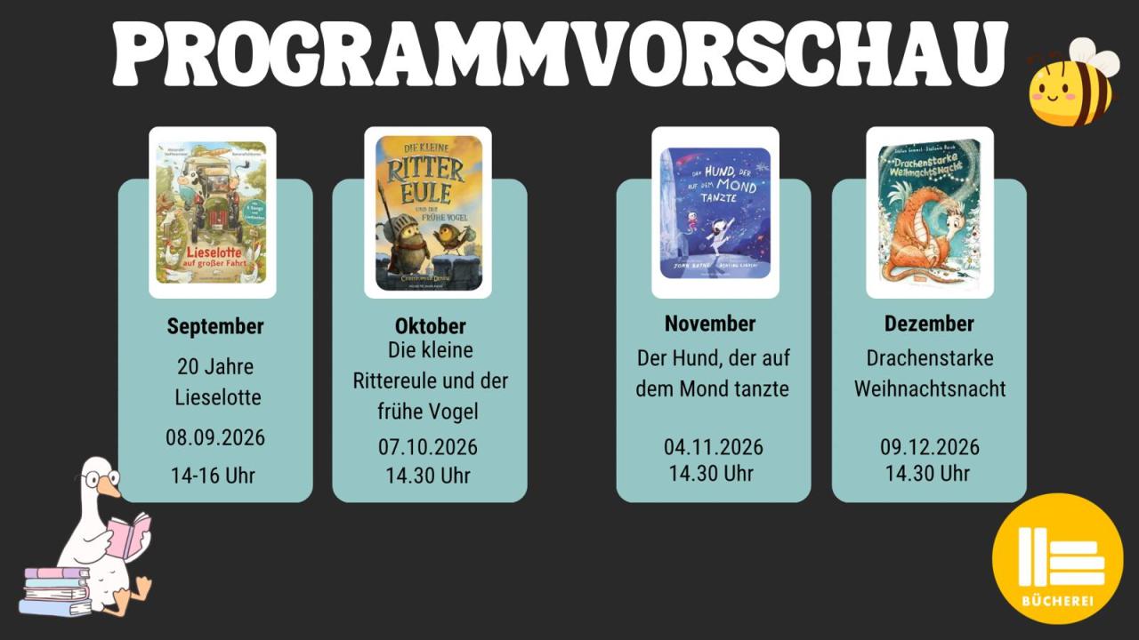 Erzähltheater: Programmvorschau Herbst 2026
