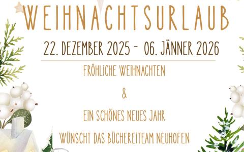 Weihnachtsurlaub